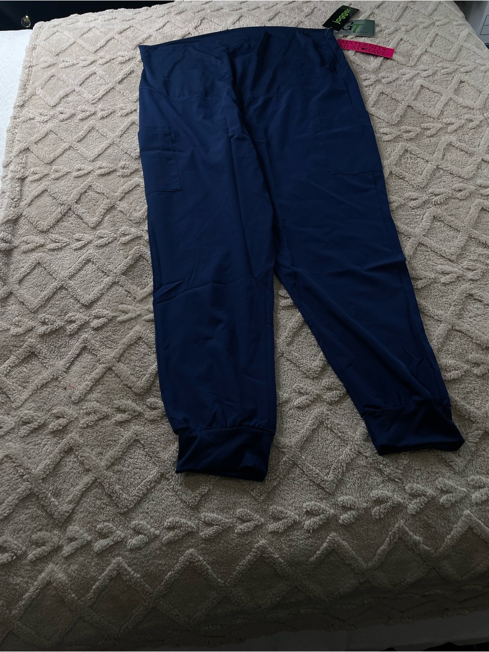 GT Performance Navy Maternity‎ Scrubs Jogger  Sz XL Medical Staff NWT